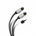 Steren Cable Toslink Macho - Toslink Macho, 2 Metros, Negro