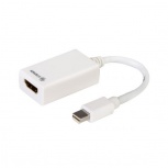 Steren Adaptador Mini DisplayPort/Thunderbolt Macho - HDMI Hembra, Blanco