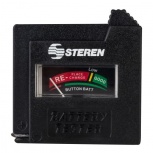 Steren Probador Universal para Pilas AA/AAA/C/D/9V, Negro