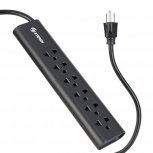 Steren Extensión 905-210, 6 Salidas, 15A, 1.7 Metros