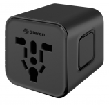 Steren Adaptador de Corriente ADA-UNI, No disponible, 120V, 1A
