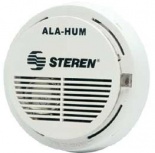 Steren Alarma de Humo con Zumbador ALA-HUM, 9V, 85Db, Blanco