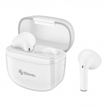 Steren Audífonos Intrauriculares con Micrófono FreePods Crystal Pro, Inalámbrico, Bluetooth, Blanco