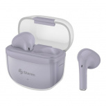 Steren Audífonos Intrauriculares con Micrófono AUD-7420LI, Inalámbrico, Bluetooth, Morado