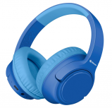 Steren Audífonos con Micrófono 7640, Bluetooth, Inalámbrico, 3.5mm, Azul