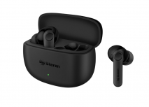 Steren Audífonos Intrauriculares con Micrófono AEON 200, Inalámbrico, Bluetooth, Negro