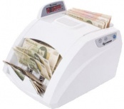 Steren Contadora de Billetes con Detector de Billetes Falsos BILL-100, Blanco