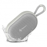 Steren Bocina Portátil 9050, Bluetooth, Inalámbrico, MicroUSB, 5W, Blanco - Resistente al Agua