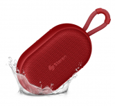 Steren Bocina Portátil 9050, Bluetooth, Inalámbrico, MicroUSB, 5W, Rojo - Resistente al Agua