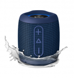 Steren Bocina Portátil Splash Bass, Bluetooth, Inalámbrico, MicroUSB, 10W, Azul - Resistente a Polvo/Agua