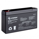 Steren Batería Sellada BR-0612, VRLA, 6V, 12Ah 