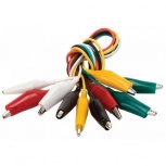 Steren Juego de Cables Caimán, 40cm, Multicolor, 5 Piezas