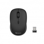 Mouse Ergonómico Steren COM-5716NE, Inalámbrico, Óptico, 1.600DPI, RF Inalámbrico, Negro