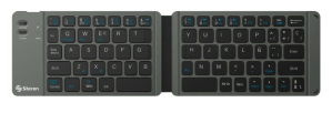Teclado Steren COM-672 TKL, Inalámbrico, RF Inalámbrico, Gris, Español