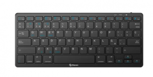 Teclado Steren COM-674 75%, Inalámbrico, Bluetooth, Negro, Español