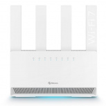 Steren Router COM-BE3600 MU-MIMO, Wi-Fi 7, 3 x RJ-45 2882 Mbit/s WLAN, Alámbrico/Inalámbrico, Doble Banda 2.4/5 GHz, 4 Antenas Externas, de 6.8 dBi