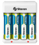 Steren Pila Recargable AA, 1.2V, 4 Piezas