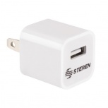 Steren Cargador de Pared ELI-705, 1x USB, Blanco