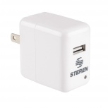 Steren Cargador de Pared ELI-712, 5V, 1x USB, Blanco