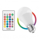 Steren Foco LED Inteligente FOC-150/RGB, RGB, Base E27, 5W, Blanco, Ahorro de 85%