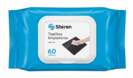 Steren Toallas Húmedas LIM-123, 60 Piezas