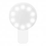Steren Mini Lámpara LED para Selfie MOV-036BL, Recargable, Blanco