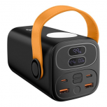 Cargador Portátil Steren Power Bank PB-065-35AH, 35.000mAh, Negro/Naranja