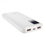 Cargador Portátil Steren Power Bank PB-C012-BL, 10.000mAh, Blanco