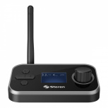 Steren Transmisor y Receptor de Audio, Bluetooth, MicroSD, 10 Metros