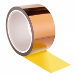 Steren Cinta Térmica Kapton, 1 Rollo de 50mm x 33m, Amarillo