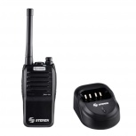 Steren Radio Análogo Portátil de 2 Vías RAD-530, 16 Canales, Negro