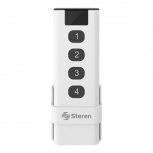 Steren Control Remoto de 4 Botones, Blanco - para Dispositivos Steren Home