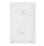 Steren Interruptor de Luz Inteligente Z302, 2 Botones, ZigBee, Blanco