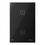 Steren Interruptor de Luz Inteligente SHOME-Z302NE, 2 Botones, ZigBee, Negro