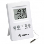 Steren Termómetro Ambiental TER-100, -50 - 70°C, Blanco