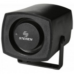 Steren Mini Sirena TRS-400, 105dB, Negro