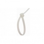 Steren Cincho de Nylon TY27BL, 45cm x 4.8mm, Blanco, 100 Piezas