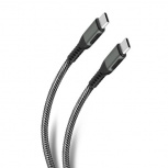 Steren Cable USB-C Macho - USB-C Macho, 1 Metro