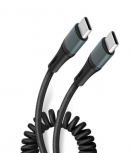 Steren Cable USB-C Macho - USB-C Macho, 1 Metro