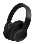 STF Audífonos con Micrófono Kun On Ear, Bluetooth, Inalámbrico, 3.5mm, Negro