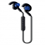 STF Audífonos Intrauriculares Deportivos Cross, Inalámbrico, Bluetooth, Negro/Azul - Imagen adicional 1