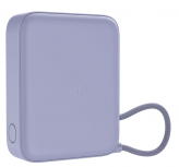 Cargador Portátil STF Power Bank A30694, 10.000mAh, Morado