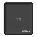 Cargador Portátil STF Power Bank A62404, 10.000mAh, Negro