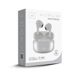 STF Audífonos Intrauriculares True Wireless con Micrófono Aurum, Bluetooth, Inalámbrico, Gris - Imagen adicional 3