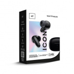STF Audífonos Intrauriculares True Wireless con Micrófono Icon, Bluetooth, Inalámbrico, Negro - Imagen adicional 4