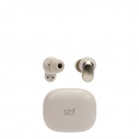 STF Audífonos Intrauriculares con Micrófono Cherry MAX, Inalámbrico, Bluetooth, Cancelación de Ruido, Beige
