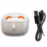 STF Audífonos Intrauriculares con Micrófono Sport One Plus, Inalámbrico, Bluetooth, Blanco - Imagen adicional 2