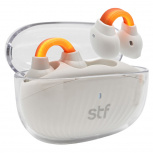 STF Audífonos Intrauriculares con Micrófono Sport One Plus, Inalámbrico, Bluetooth, Blanco