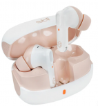 STF Audífonos Intrauriculares con Micrófono ST-E67002, Inalámbrico, Bluetooth, USB-C, Blanco