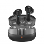 STF Audífonos Intrauriculares con Micrófono ST-E67576, Inalámbrico, Bluetooth, USB-C, Negro